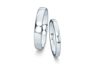 Eheringe Modern/Romance in 14K Weißgold