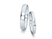 Eheringe Modern/Romance in 18K Weißgold