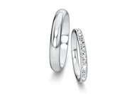 Eheringe Delight/Heaven mit Diamant-Pavé 0,46ct
