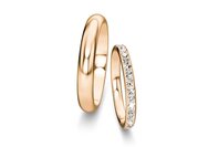Eheringe Delight/Heaven mit Diamant-Pavé 0,46ct
