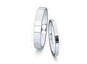 Eheringe Infinity in 18K Weißgold