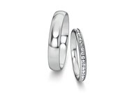 Eheringe Classic/Eternal mit Diamanten 0,29ct