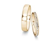 Eheringe Modern/Romance mit Diamanten 0,3ct