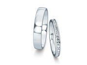 Eheringe Modern/Romance mit Diamanten 0,3ct
