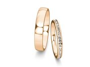 Eheringe Modern/Romance mit Diamanten 0,3ct