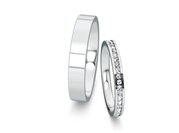 Eheringe Infinity mit Diamanten 0,29ct