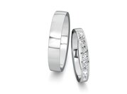 Eheringe Desire mit Diamant-Pavé 0,22ct
