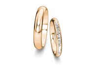 Eheringe Delight/Heaven mit Diamant-Pavé 0,24ct