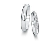 Eheringe Delight/Heaven mit Diamant-Pavé 0,24ct