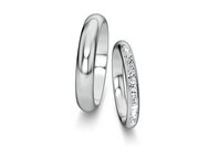Eheringe Delight/Heaven mit Diamant-Pavé 0,24ct