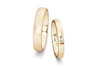 Eheringe Modern/Romance mit Diamant 0,03ct