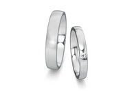 Eheringe Modern/Romance mit Diamant 0,03ct