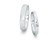 Eheringe Modern/Romance mit Diamant 0,03ct