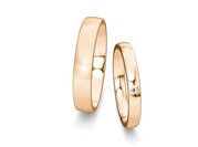 Eheringe Modern/Romance mit Diamant 0,03ct