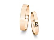 Eheringe Infinity mit Diamant 0,03ct