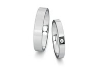 Eheringe Infinity mit Diamant 0,03ct