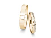 Eheringe Desire mit Diamant-Pavé 0,16ct