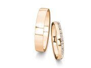 Eheringe Desire mit Diamant-Pavé 0,16ct