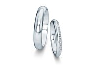 Eheringe Delight/Heaven mit Diamant-Pavé 0,17ct