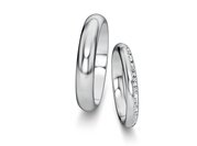Eheringe Delight/Heaven mit Diamant-Pavé 0,17ct