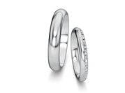 Eheringe Delight/Heaven mit Diamant-Pavé 0,17ct