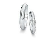 Eheringe Delight/Heaven mit Diamant-Pavé 0,17ct