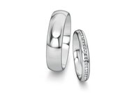Eheringe Classic/Eternal mit Diamanten 0,13ct