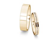 Eheringe Infinity mit Diamanten 0,13ct