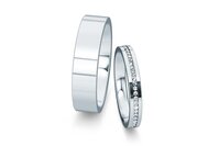 Eheringe Infinity mit Diamanten 0,13ct