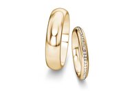 Eheringe Delight/Heaven mit Diamanten 0,135ct