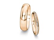 Eheringe Delight/Heaven mit Diamanten 0,135ct