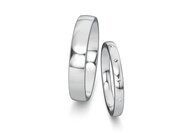 Eheringe Modern/Romance mit Diamant 0,06ct