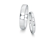 Eheringe Modern/Romance mit Diamant 0,06ct