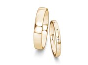 Eheringe Modern/Romance mit Diamant 0,06ct