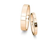 Eheringe Infinity mit Diamant 0,06ct