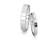 Eheringe Infinity mit Diamant 0,06ct