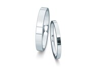 Eheringe Infinity in 18K Weißgold