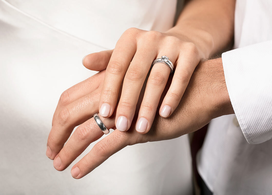 Eheringe Weißgold 14 Karat & Eheringe Weißgold 18 Karat