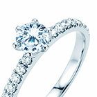 Vorsteckringe als Verlobungsring