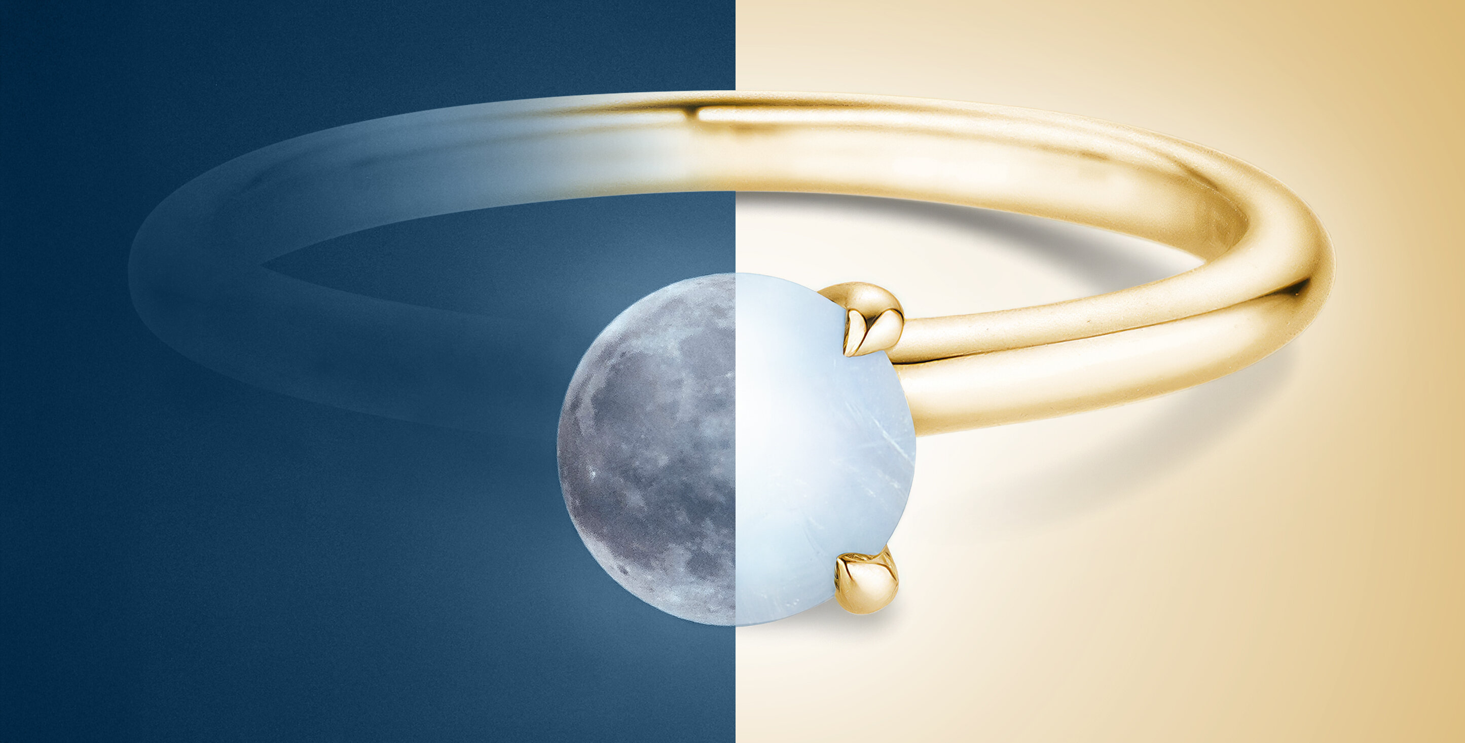 Mondstein Edelstein  der mystische Trendstein für Schmuck