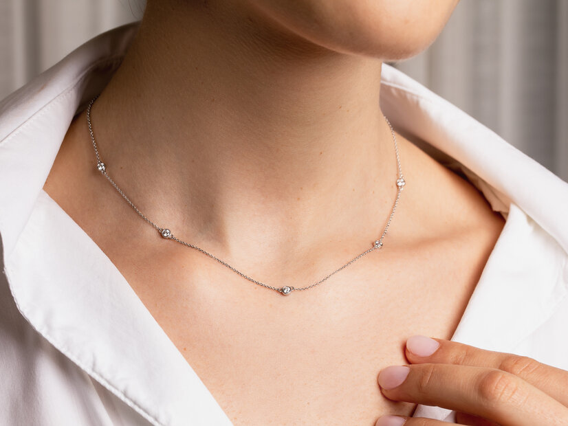 Halskette Leon mit Diamanten
