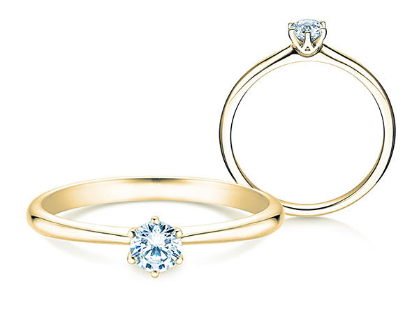 Verlobungsringe aus Gelbgold