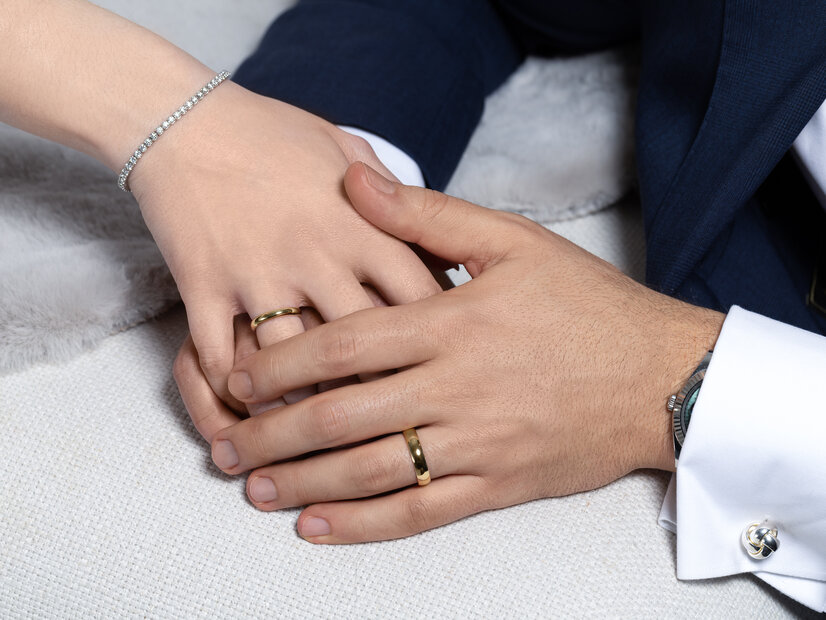 Eheringe Classic in Gelbgold