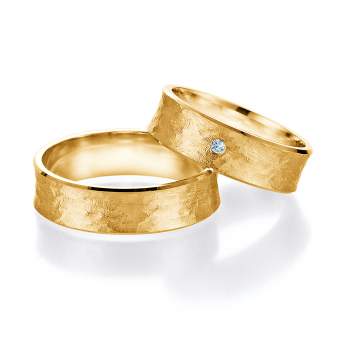 2 Ringe Eheringe Trauringe Verlobungsringe GOLD Platiert Gravur GRATIS TE88-4 