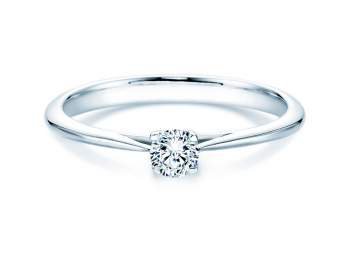 Solitärring Delight in Silber mit Diamant 0,25ct H/SI 
