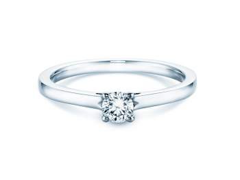 Verlobungsring Romance in Silber mit Diamant 0,25ct H/SI 