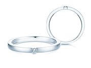 Spannring Infinity in Silber 925/- mit Diamant 0,10ct G/SI