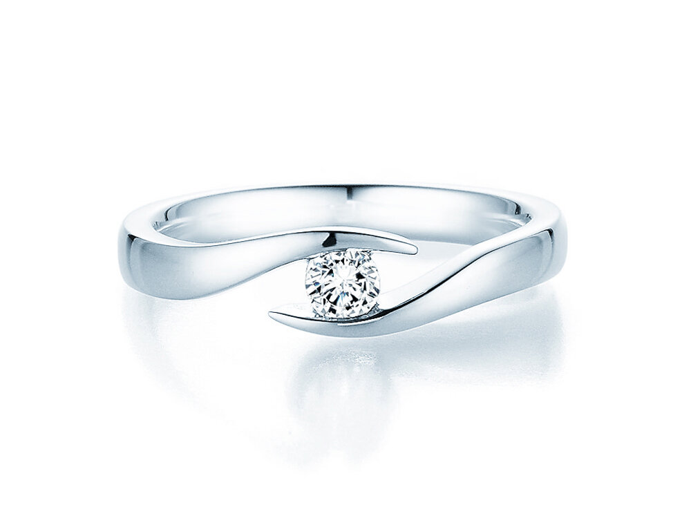 Spannring Twist Labordiamant