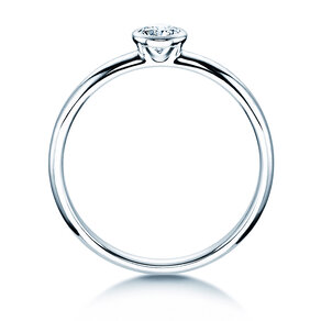 Solitärring Eternal in 9K Weißgold mit Diamant 0,25ct