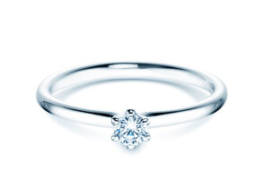 Solitärring Classic 6 in Platin 950/-